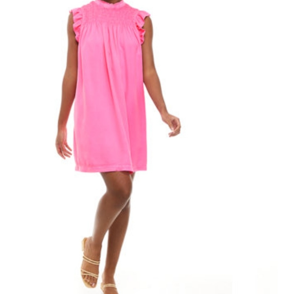 Smocked Pink Dress